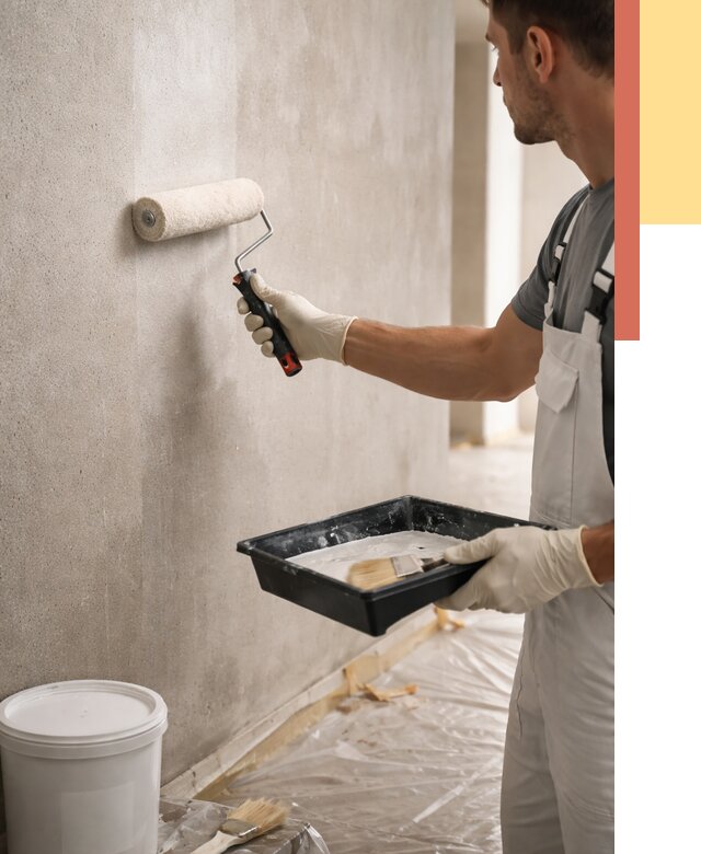 Грунтовка стен в Северске от 2287 руб. м2 — быстро, недорого, с материалом | ОТДЕЛОЧНИК-Свк