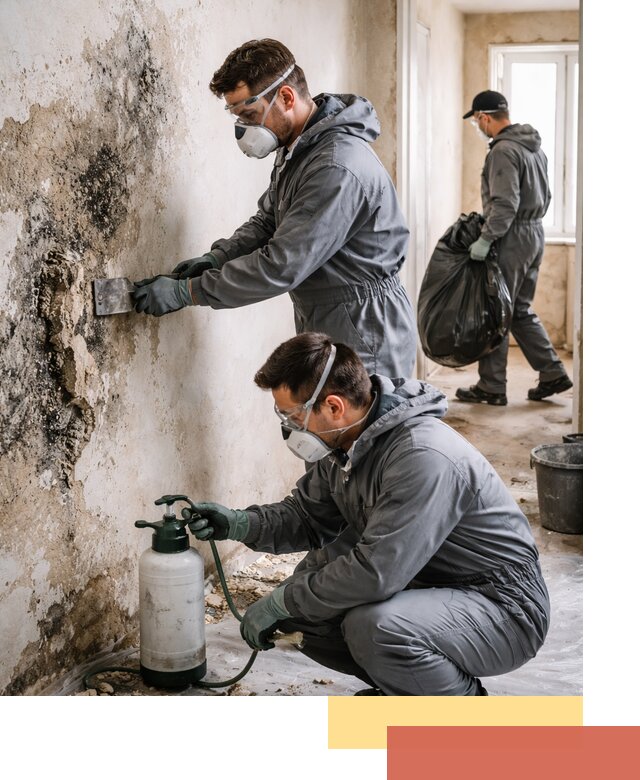 Удаление плесени со стен профессионально в Северске