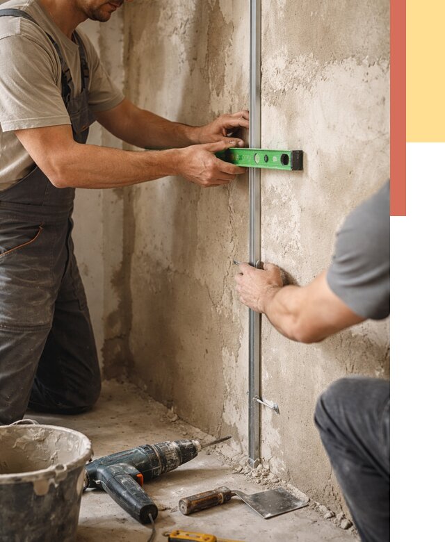 Установка штукатурных маяков в Северске от 7277 руб. — быстро и недорого | ОТДЕЛОЧНИК-Свк