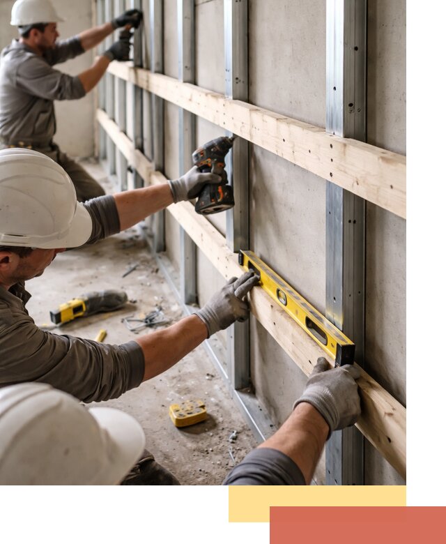 Устройство обрешетки под панели в Северске