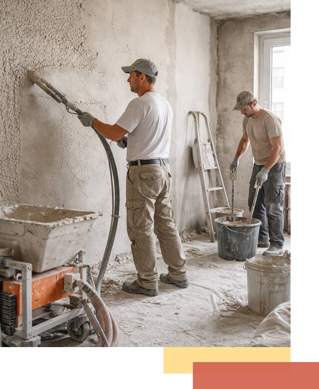 Машинная штукатурка стен в Северске — быстро и качественно