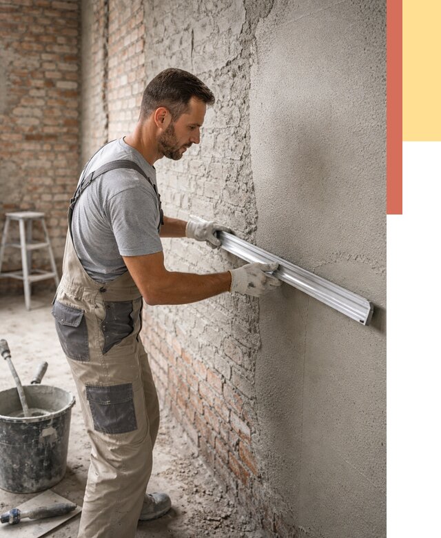 Штукатурка кирпичных стен в Северске от 4678 руб/м2 — быстро и недорого | ОТДЕЛОЧНИК-Свк