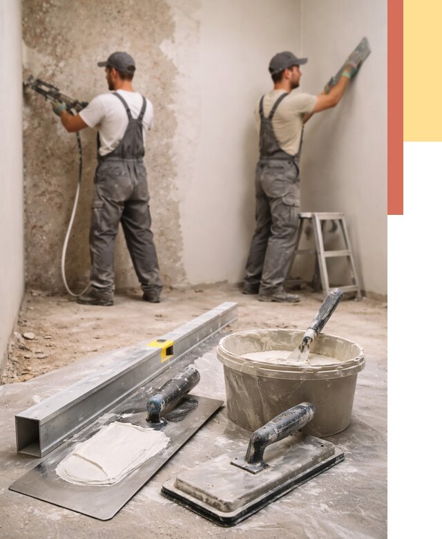 Штукатурка стен под обои в Северске от 4678 руб./м2 — выравнивание под обои | ОТДЕЛОЧНИК-Свк