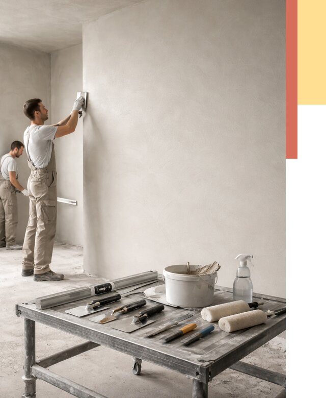 Штукатурка стен под покраску в Северске от 4678 руб./м² — качественно и недорого | ОТДЕЛОЧНИК-Свк