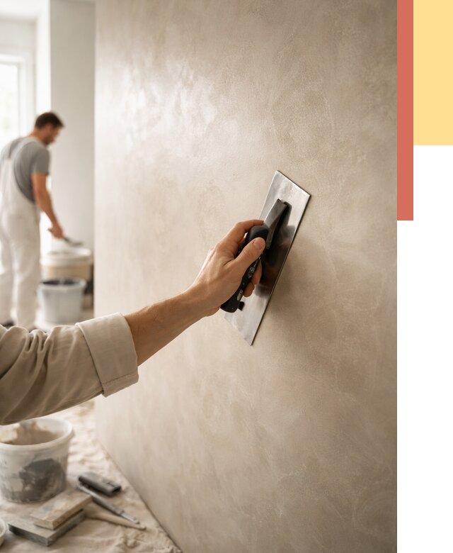 Венецианская штукатурка в Северске от 3638 руб/м² — нанесение стен под ключ | ОТДЕЛОЧНИК-Свк