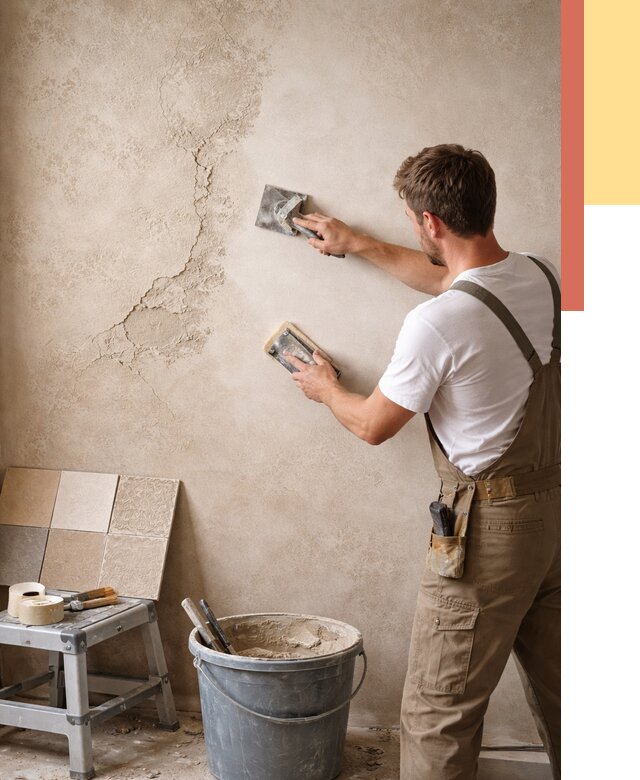 Ремонт декоративной штукатурки в Северске от 4678 руб. под ключ | ОТДЕЛОЧНИК-Свк