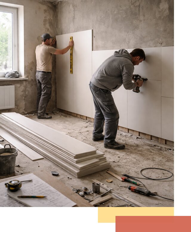 Монтаж ПВХ панелей на стены в Северске качественно и быстро