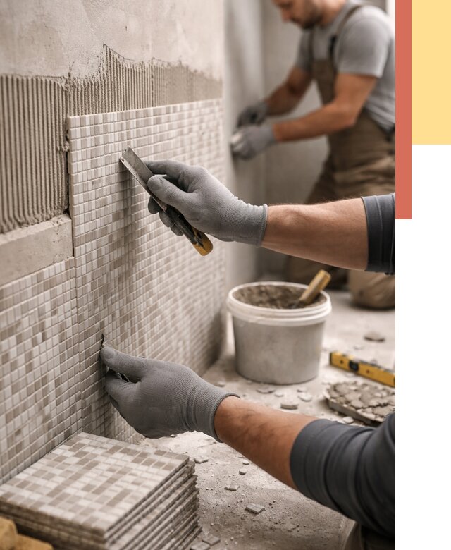 Облицовка стен мозаикой в Северске от 3326 руб/м2 — укладка мозаики на стены | ОТДЕЛОЧНИК-Свк