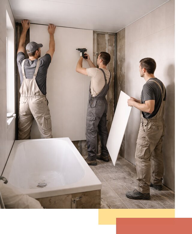 Отделка ванной панели ПВХ профессионально в Северске