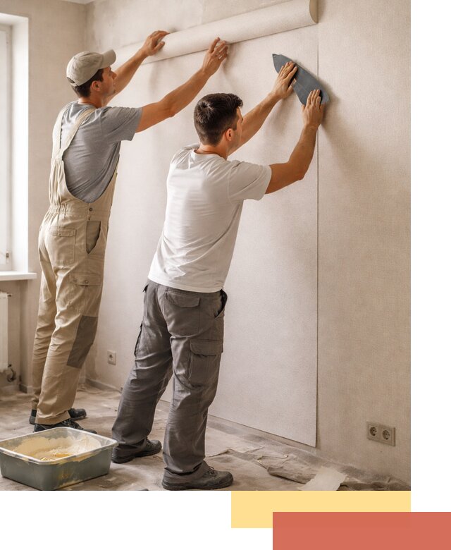 Поклейка виниловых обоев в Северске профессионально и качественно