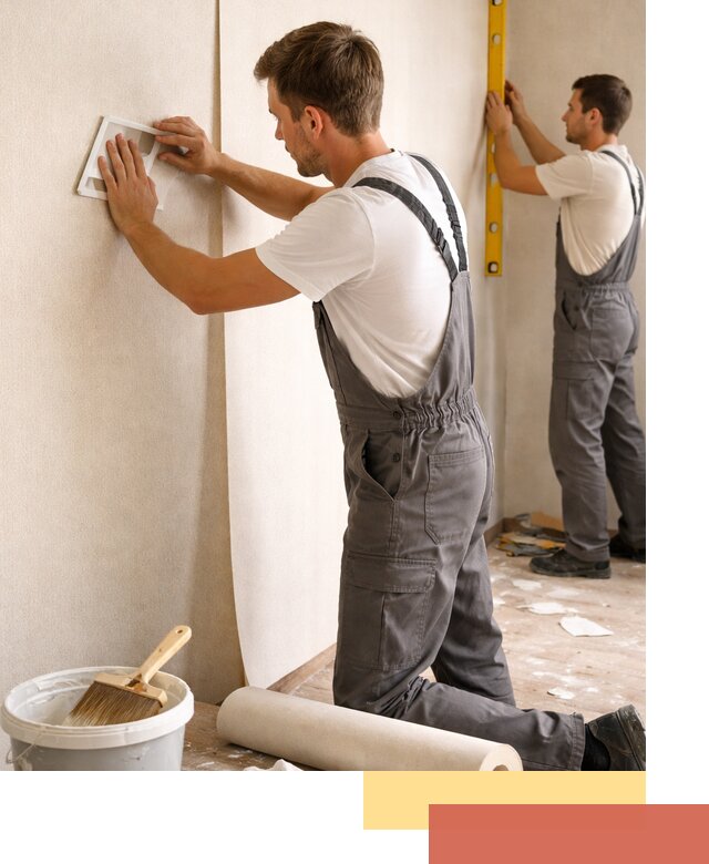 Поклейка бумажных обоев в Северске качественно и недорого