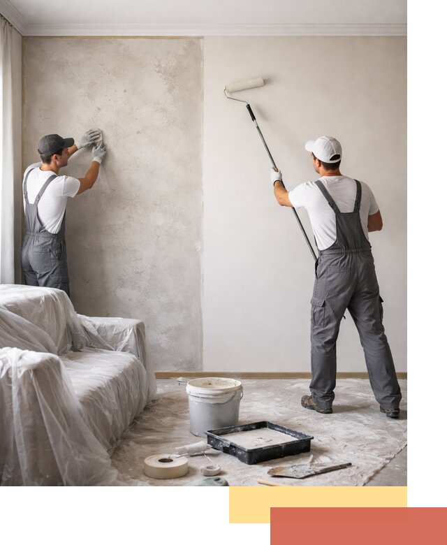 Покраска стен антивандальной краской в Северске