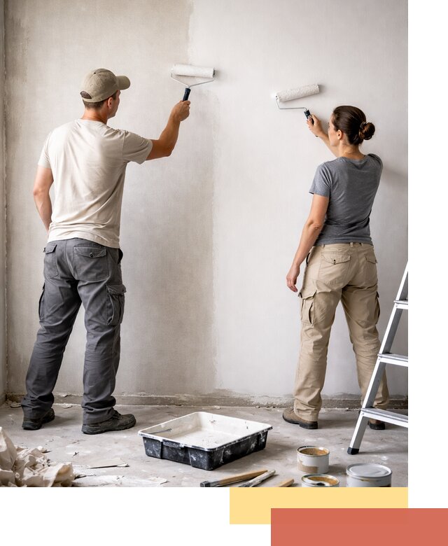 Окраска стен по стеклохолсту в Северске качественно и долговечно