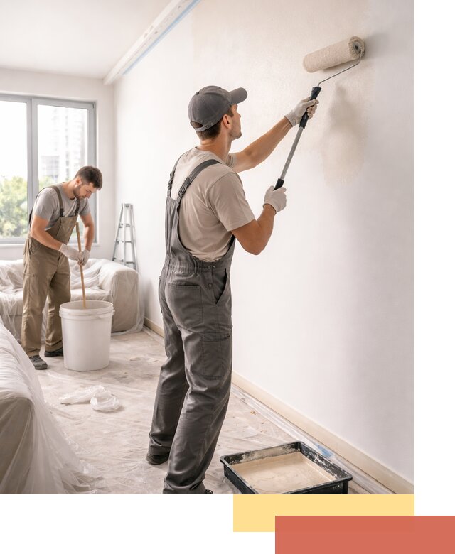 Покраска стен в офисе в Северске — быстрый и качественный ремонт