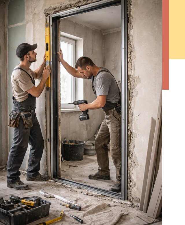 Закладка дверного проема в Северске от 3638 руб. — быстро и недорого | ОТДЕЛОЧНИК-Свк