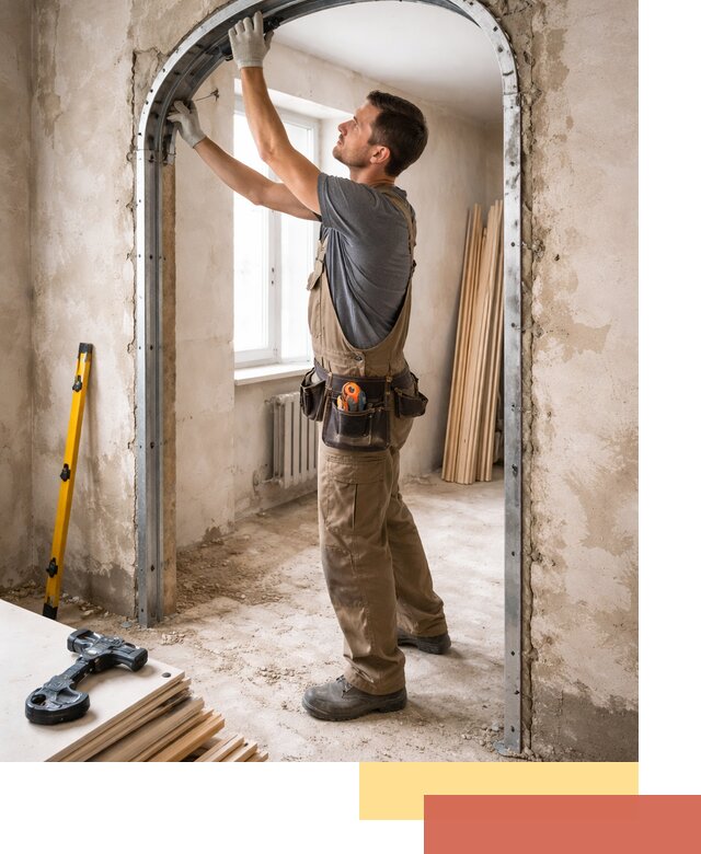 Устройство арочного проема в Северске под ключ