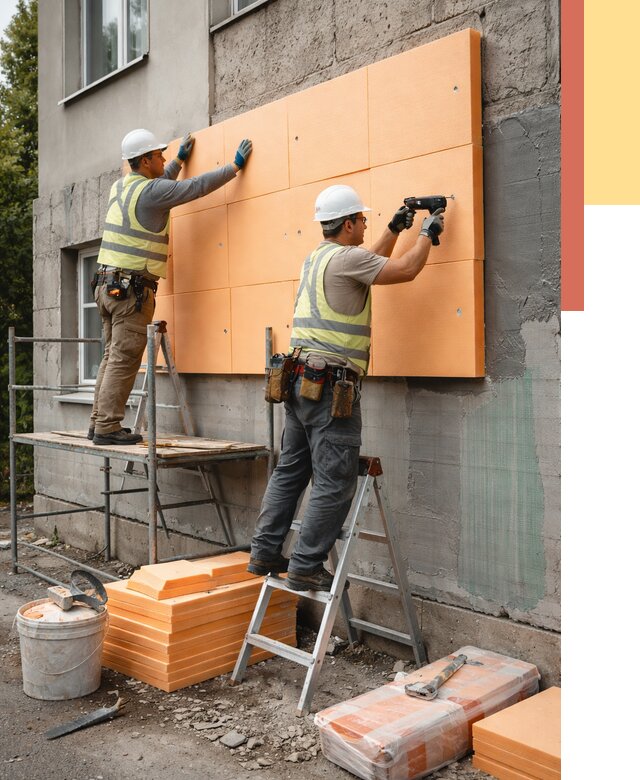 Утепление стен пеноплексом в Северске от 1923 руб./м2 — быстро и недорого | ОТДЕЛОЧНИК-Свк