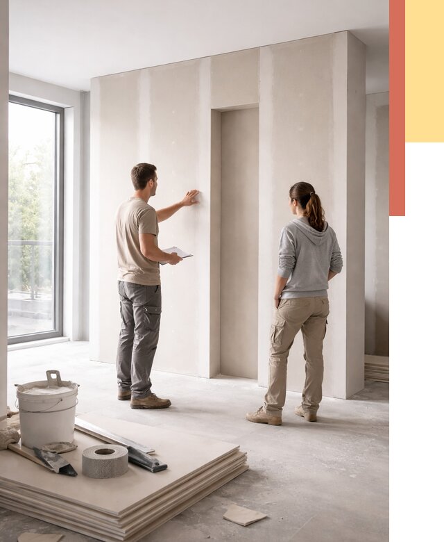 Зонирующая перегородка из гипсокартона в Северске от 2911 руб. под ключ | ОТДЕЛОЧНИК-Свк