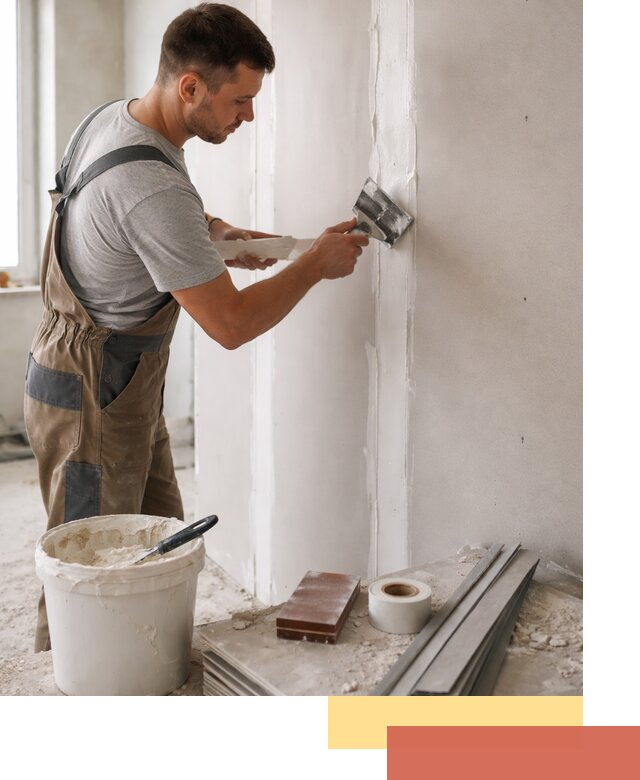 Шпаклевка перегородок из гипсокартона в Северске качественно и быстро