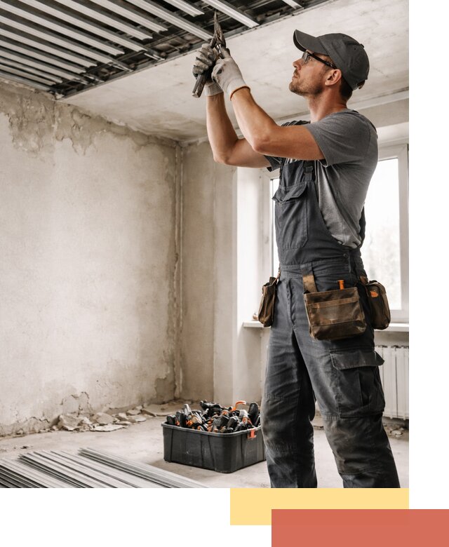 Демонтаж реечного потолка в Северске быстро и аккуратно