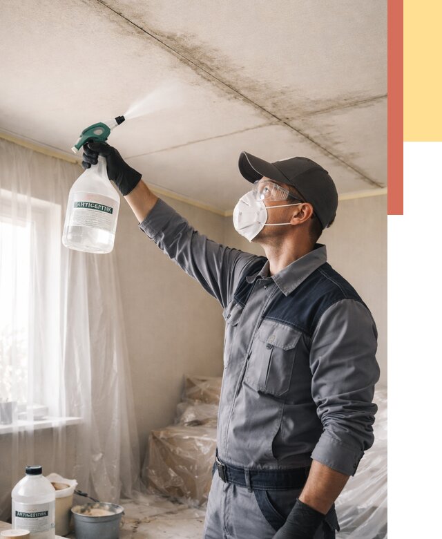 Антисептическая обработка потолка в Северске от 2599 руб. | ОТДЕЛОЧНИК-Свк