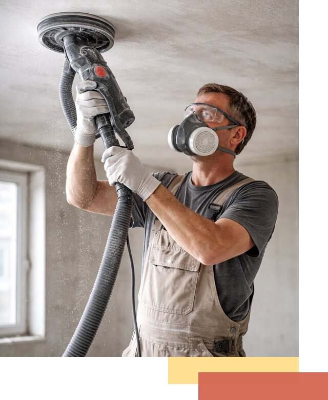 Шлифовка потолка в Северске — качественная подготовка под отделку