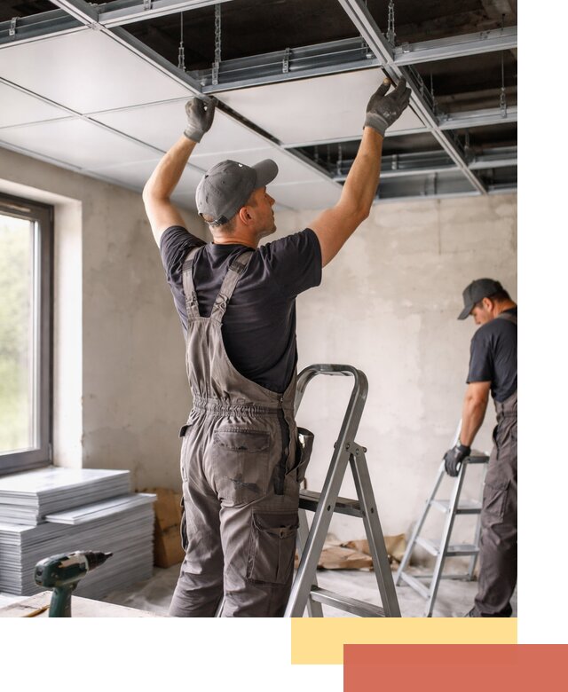 Монтаж кассетного потолка в Северске качественно и быстро