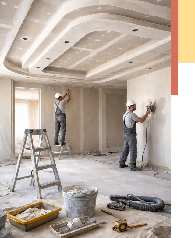 Многоуровневый потолок из гипсокартона в Северске от 780 руб. под ключ | ОТДЕЛОЧНИК-Свк