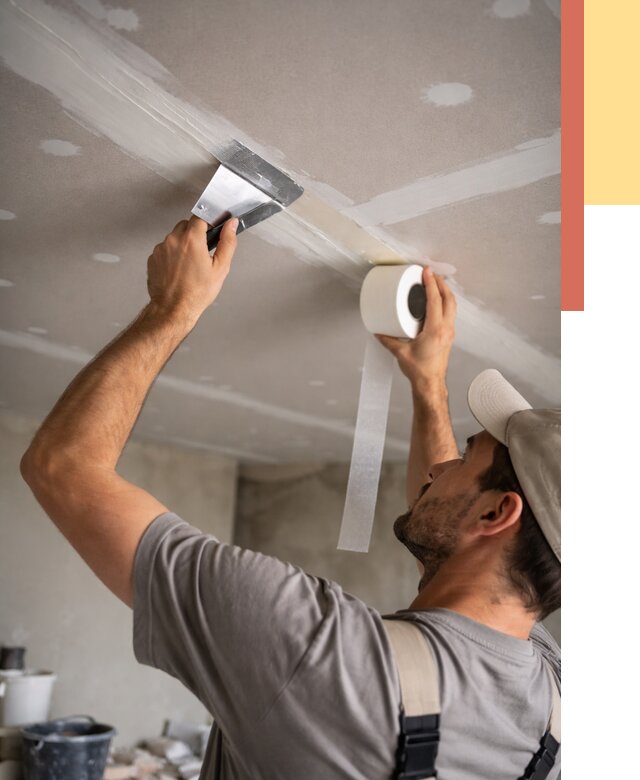 Обработка швов потолка ГКЛ в Северске от 7796 руб. под ключ | ОТДЕЛОЧНИК-Свк