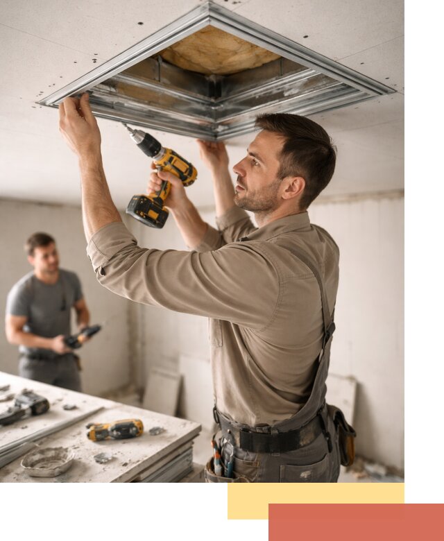 Монтаж люка в потолок из ГКЛ в Северске