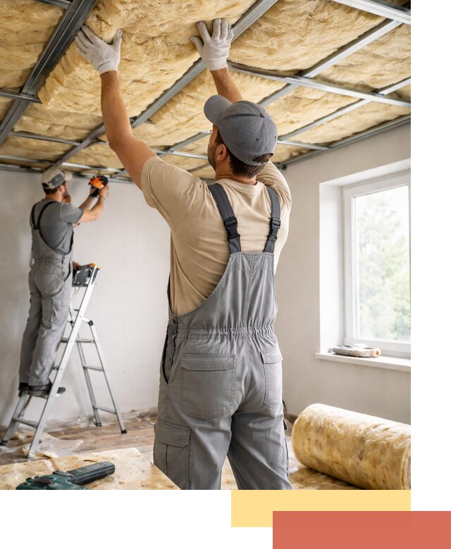 Утепление потолка под ключ в Северске качественно и быстро