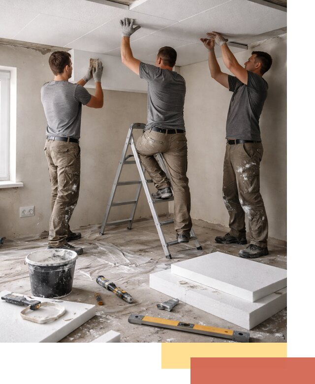 Утепление потолка пенопластом в Северске быстро и качественно